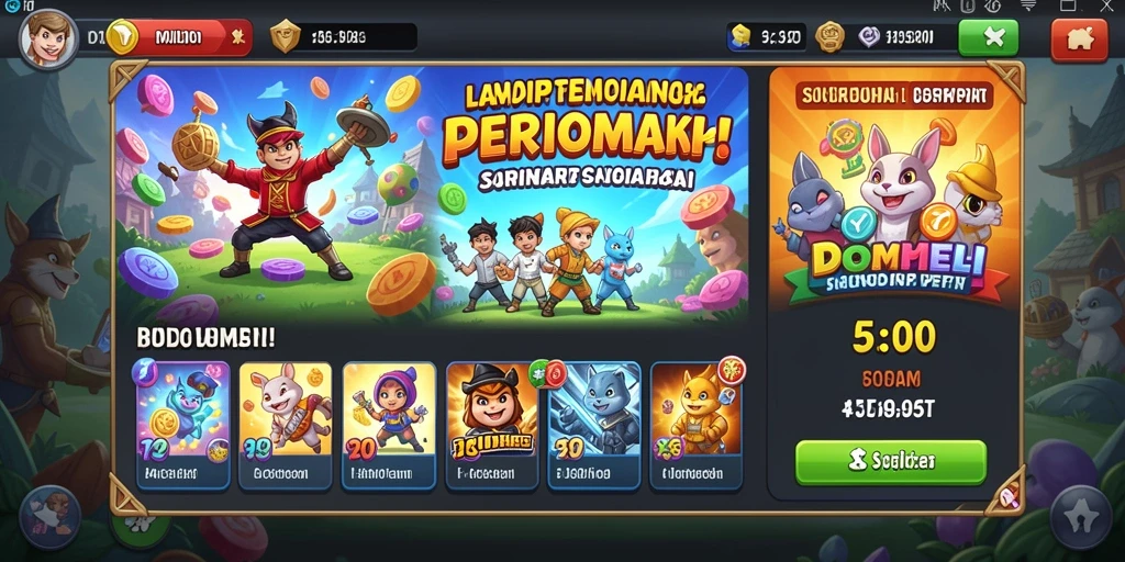 spinlucky - Proses pemutaran roda hadiah yang mendebarkan.